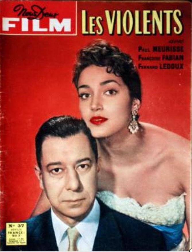 NOUS DEUX FILM magazine side cover Issue 37  1958