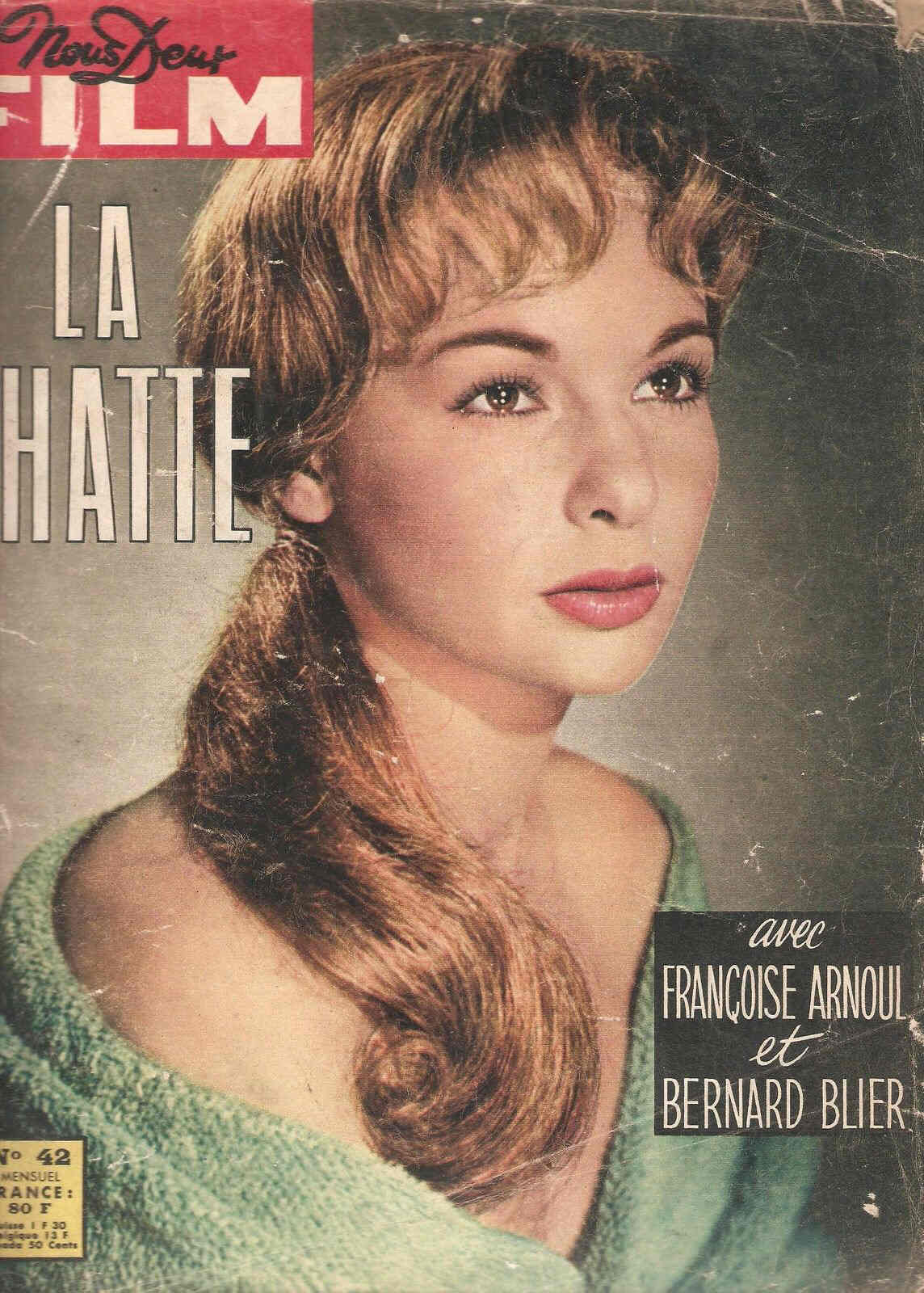 NOUS DEUX FILM magazine side cover Issue 42  1958