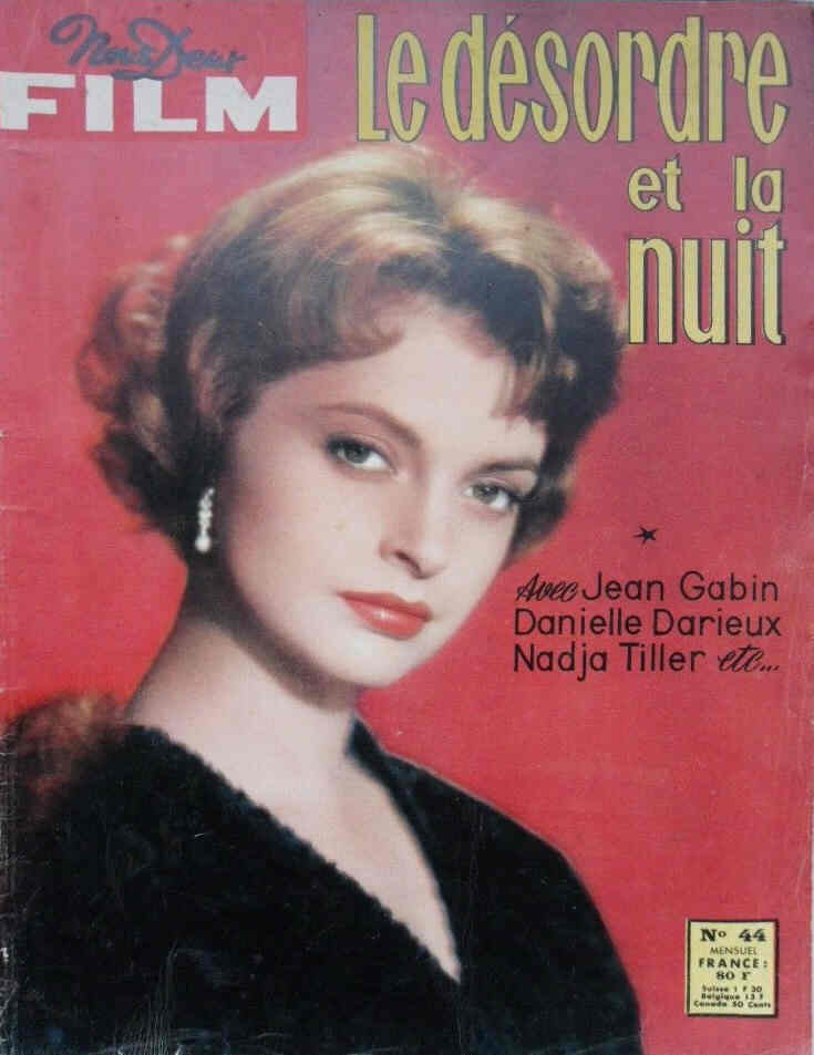 NOUS DEUX FILM magazine side cover Issue 44 1 October 1958