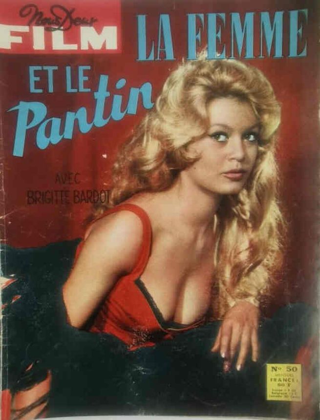 NOUS DEUX FILM magazine side cover Issue 50  1959