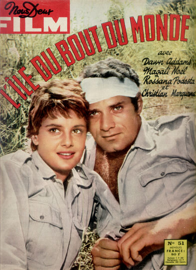 NOUS DEUX FILM magazine side cover Issue 51  1959