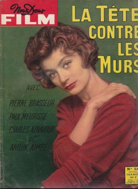 NOUS DEUX FILM magazine side cover Issue 56  1959