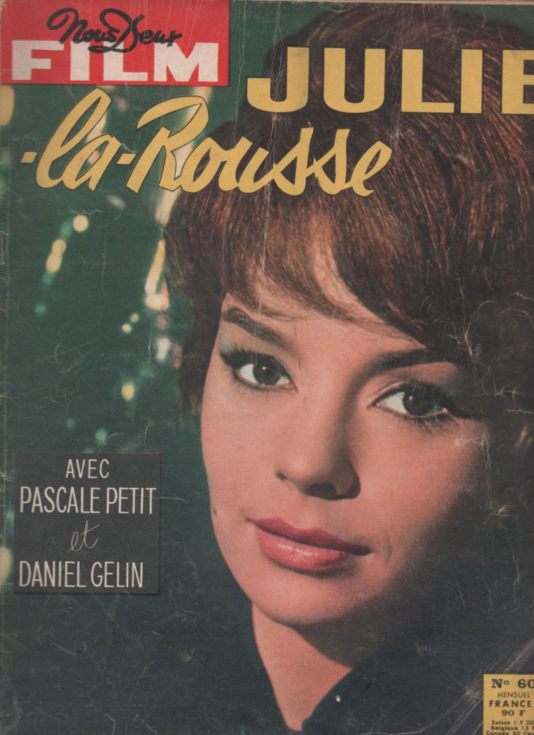 NOUS DEUX FILM magazine side cover Issue 60  1959