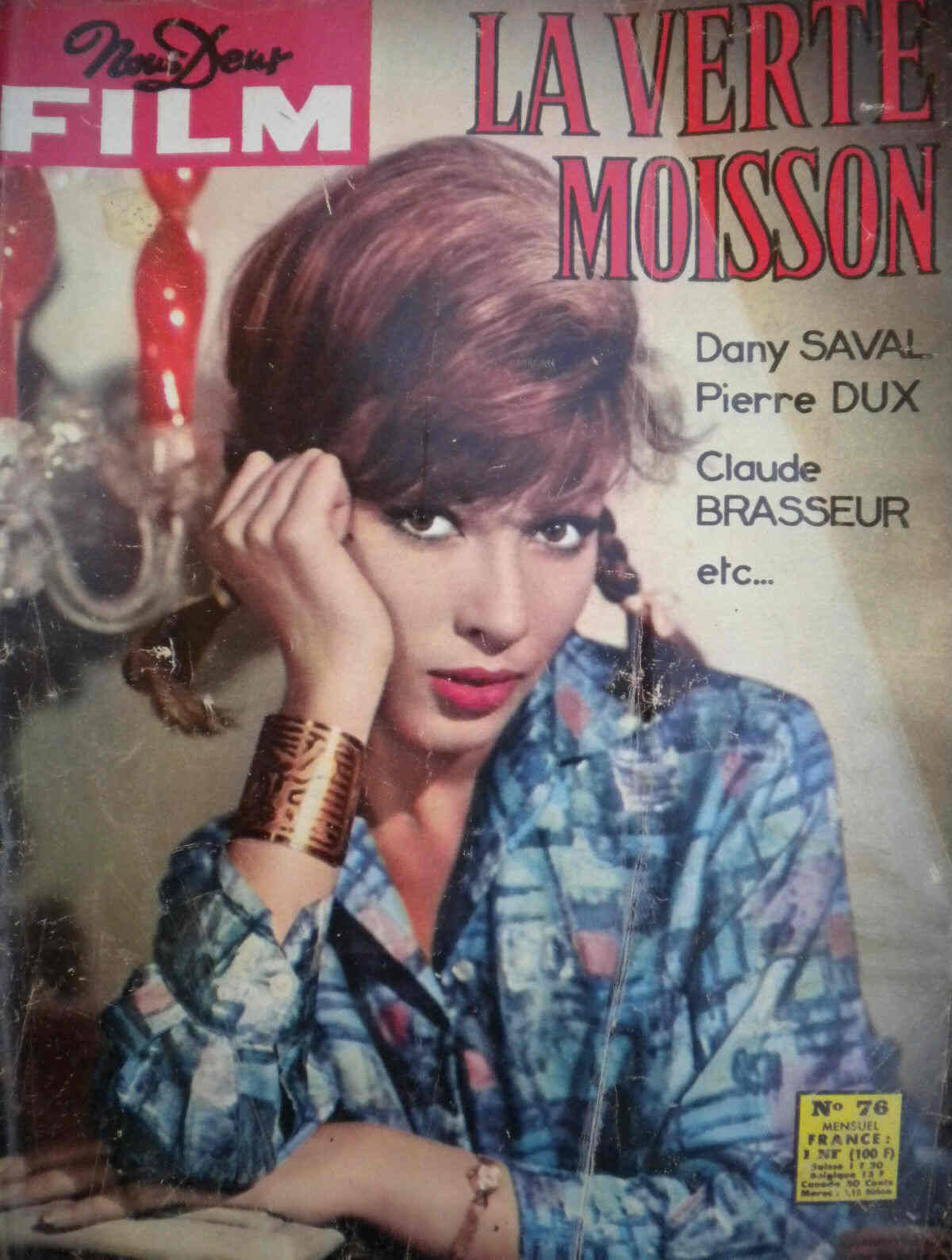 NOUS DEUX FILM magazine side cover Issue 76  1960