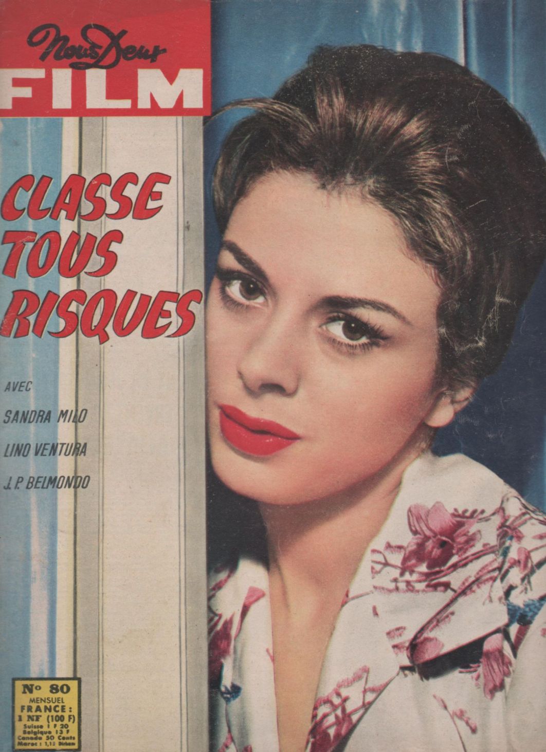 NOUS DEUX FILM magazine side cover Issue 80  1960