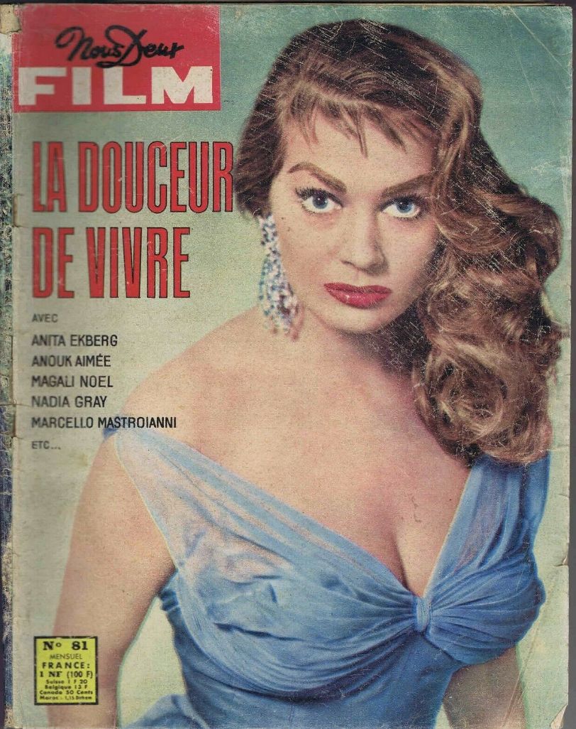 NOUS DEUX FILM magazine side cover Issue 81  1960