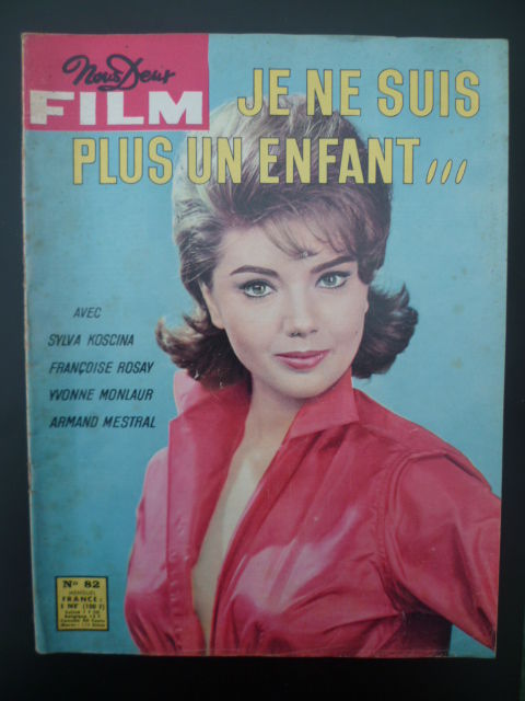 NOUS DEUX FILM magazine side cover Issue 82  1960