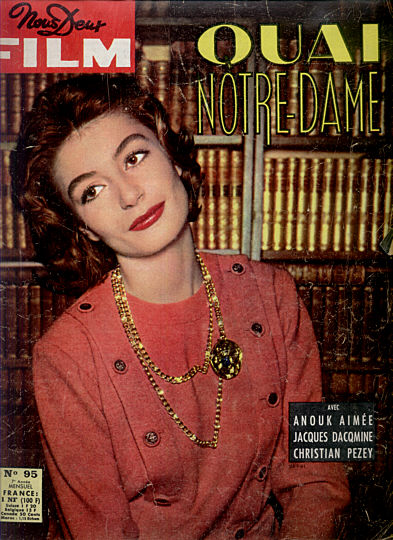 NOUS DEUX FILM magazine side cover Issue 95  1961