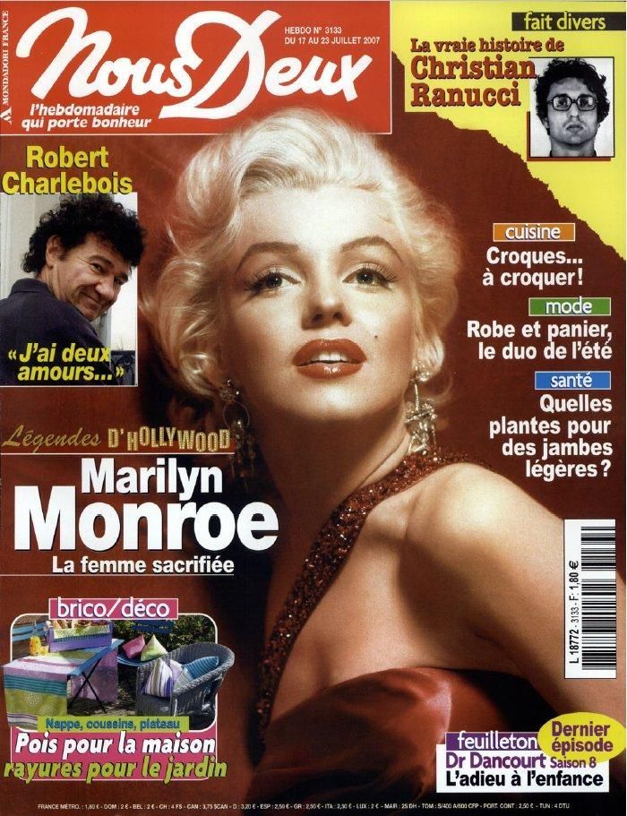 NOUS DEUX magazine side cover Issue 3133 17 July 2007