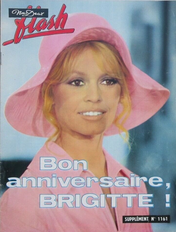 NOUS DEUX FLASH magazine side cover Issue 1161   1969