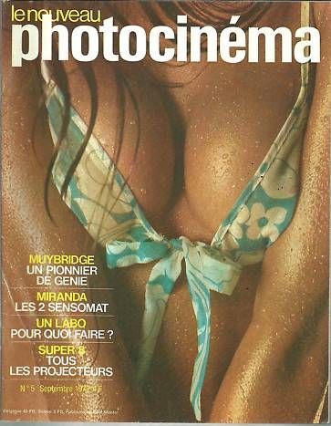 NOUVEAU PHOTOCINEMA | LE magazine side cover Issue 5 September 1972