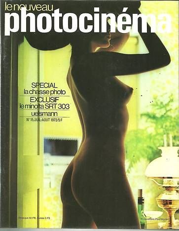 NOUVEAU PHOTOCINEMA | LE magazine side cover Issue 15 July/August 1973