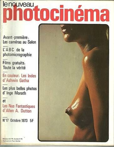 NOUVEAU PHOTOCINEMA | LE magazine side cover Issue 17 October 1973