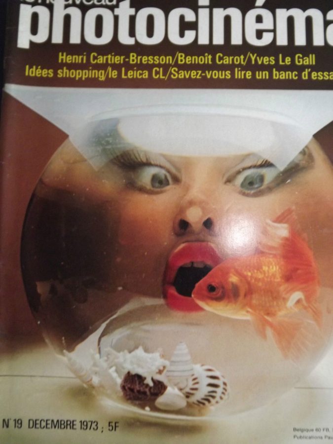 NOUVEAU PHOTOCINEMA | LE magazine side cover Issue 19 December 1973