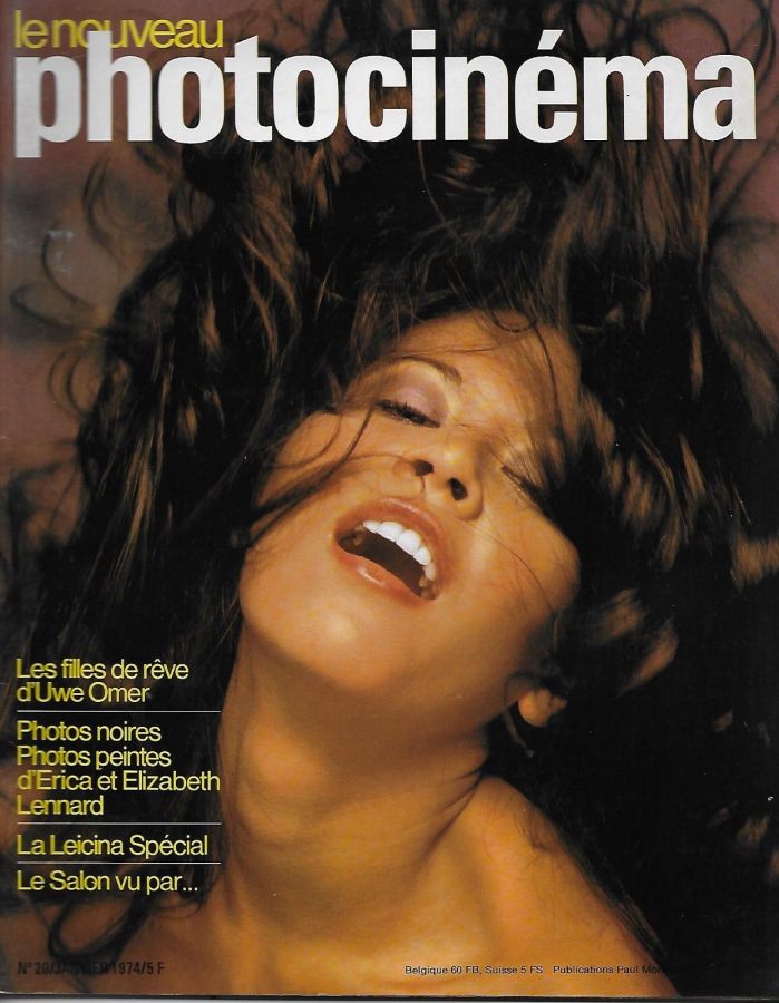 NOUVEAU PHOTOCINEMA | LE magazine side cover Issue 20 January 1974