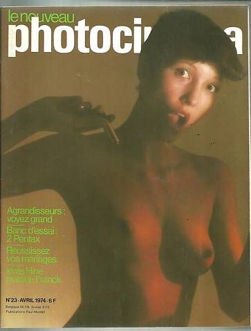 NOUVEAU PHOTOCINEMA | LE magazine side cover Issue 23 April 1974