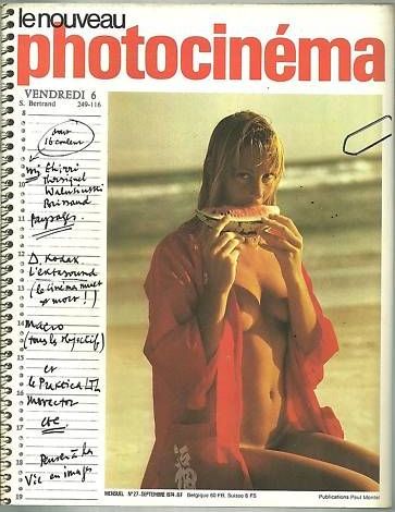 NOUVEAU PHOTOCINEMA | LE magazine side cover Issue 27 September 1974
