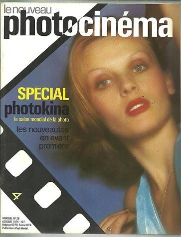 NOUVEAU PHOTOCINEMA | LE magazine side cover Issue 28 October 1974
