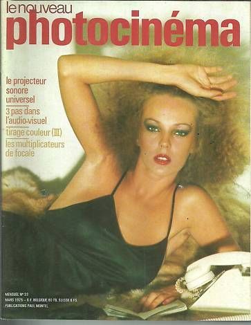 NOUVEAU PHOTOCINEMA | LE magazine side cover Issue 33 March 1975