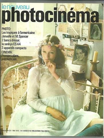 NOUVEAU PHOTOCINEMA | LE magazine side cover Issue 35 May 1975