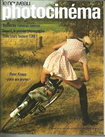 NOUVEAU PHOTOCINEMA | LE magazine side cover Issue 36 June 1975