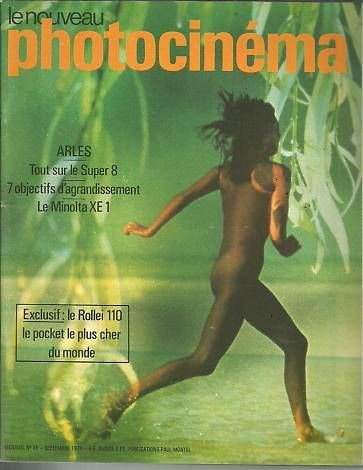 NOUVEAU PHOTOCINEMA | LE magazine side cover Issue 38 September 1975
