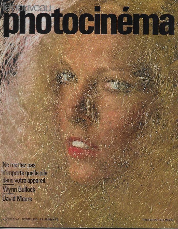 NOUVEAU PHOTOCINEMA | LE magazine side cover Issue 43 February 1976