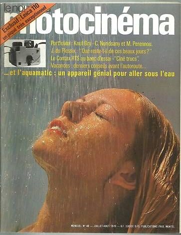 NOUVEAU PHOTOCINEMA | LE magazine side cover Issue 48 July/August 1976