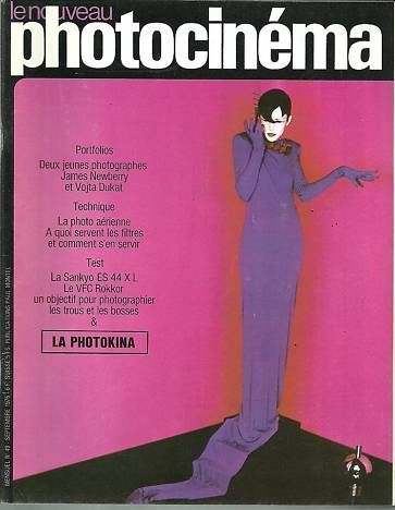 NOUVEAU PHOTOCINEMA | LE magazine side cover Issue 49 September 1976