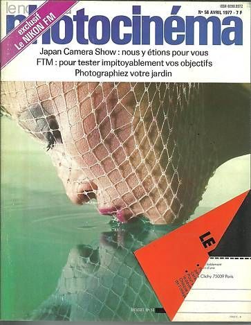 NOUVEAU PHOTOCINEMA | LE magazine side cover Issue 56 April 1977