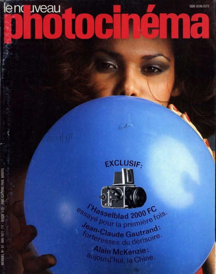 NOUVEAU PHOTOCINEMA | LE magazine side cover Issue 57 May 1977