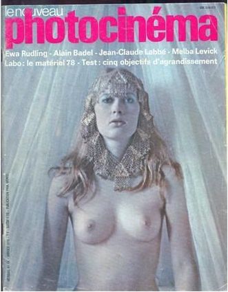 NOUVEAU PHOTOCINEMA | LE magazine side cover Issue 64 January 1978