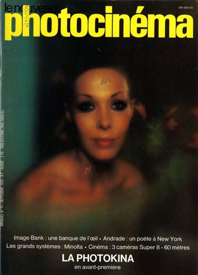 NOUVEAU PHOTOCINEMA | LE magazine side cover Issue 71 September 1978