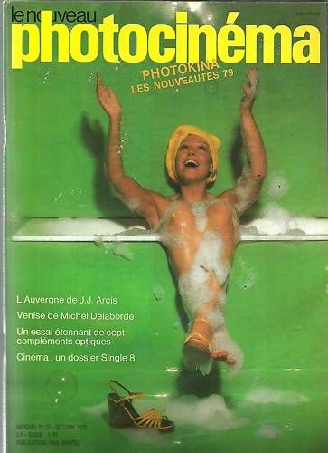NOUVEAU PHOTOCINEMA | LE magazine side cover Issue 72 October 1978