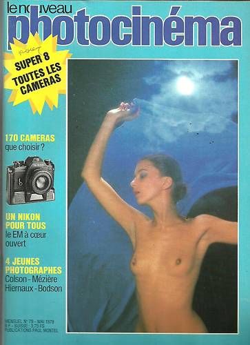 NOUVEAU PHOTOCINEMA | LE magazine side cover Issue 79 May 1979