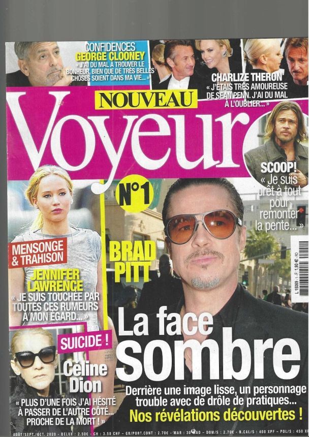 NOUVEAU VOYEUR magazine side cover Issue 1  August 2020
