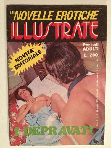 NOVELLE EROTISCHE ILLUSTRATE magazine side cover Issue 14 16 February 1973