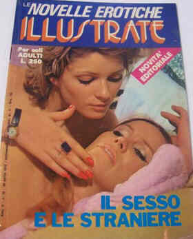 NOVELLE EROTISCHE ILLUSTRATE magazine side cover Issue 23 20 April 1973