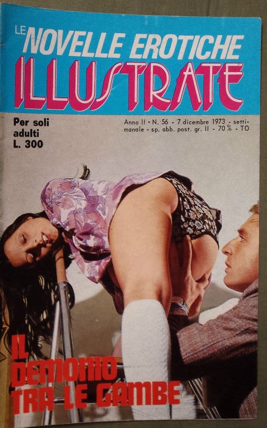NOVELLE EROTISCHE ILLUSTRATE magazine side cover Issue 56 7 December 1973