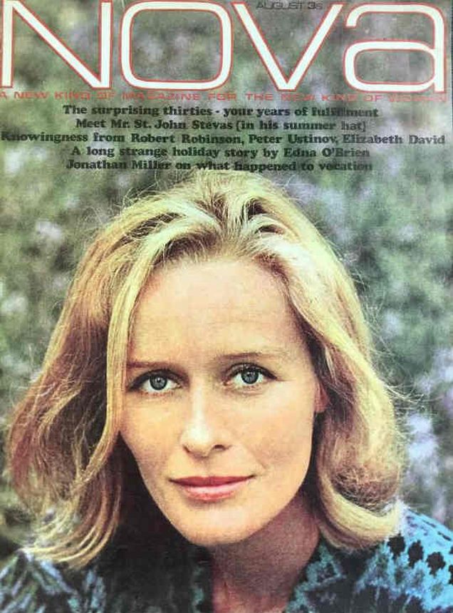 NOVA UK magazine side cover  August 1965