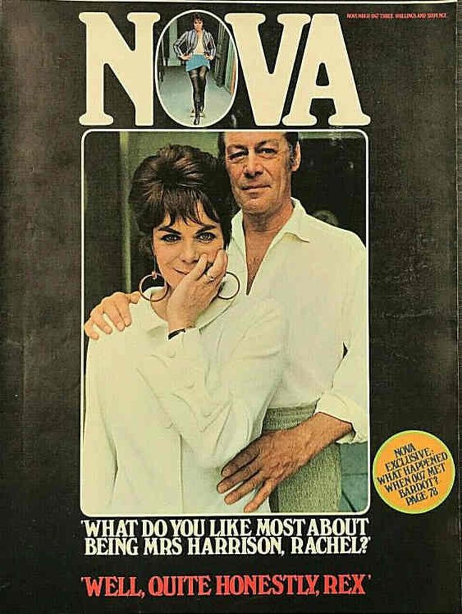 NOVA UK magazine side cover  November 1967