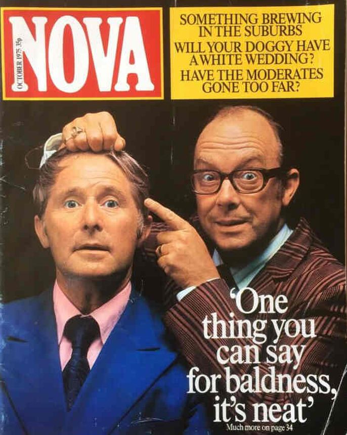 NOVA UK magazine side cover  October 1975