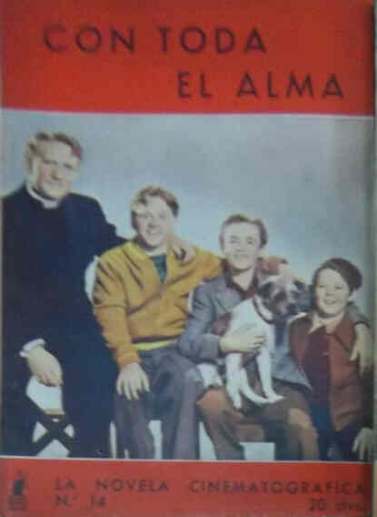 NOVELA CINEMATOGRAFICA | LA magazine side cover Issue 14  1941