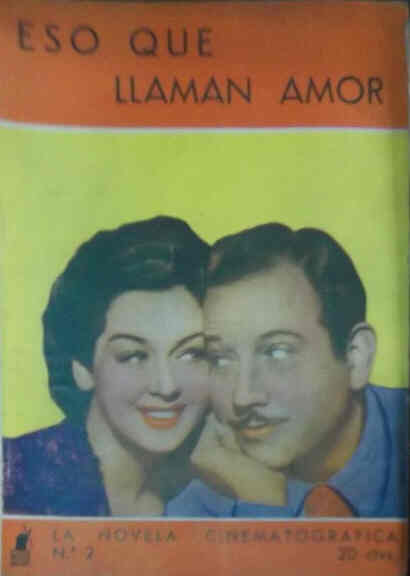 NOVELA CINEMATOGRAFICA | LA magazine side cover Issue 2  1941