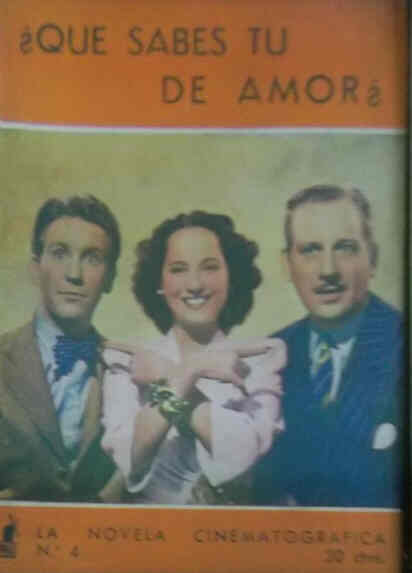 NOVELA CINEMATOGRAFICA | LA magazine side cover Issue 4  1941