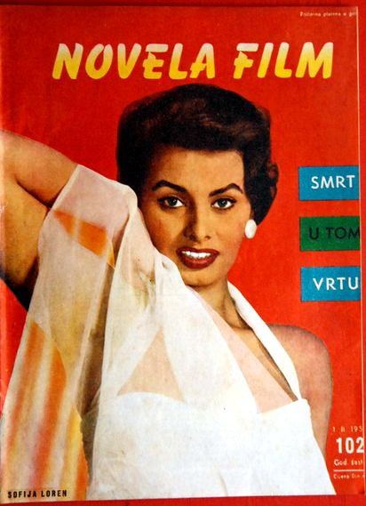 NOVELA FILM magazine side cover Issue 102 1 February 1957