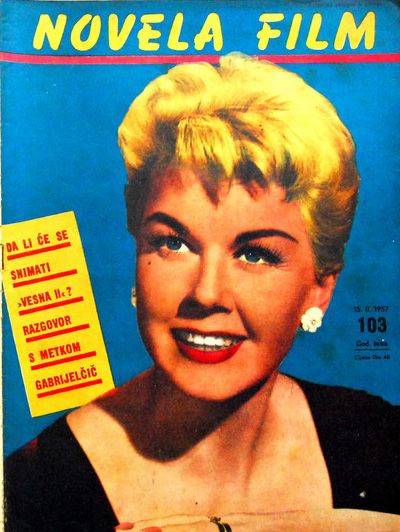 NOVELA FILM magazine side cover Issue 103 15 February 1957