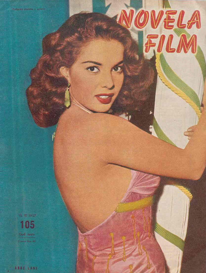 NOVELA FILM magazine side cover Issue 105 15 March 1957