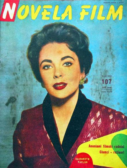 NOVELA FILM magazine side cover Issue 107 15 April 1957