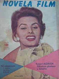 NOVELA FILM magazine side cover Issue 109 15 May 1957